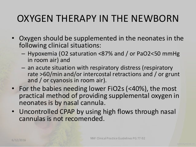 PROTOCOLS FOR NEONATES