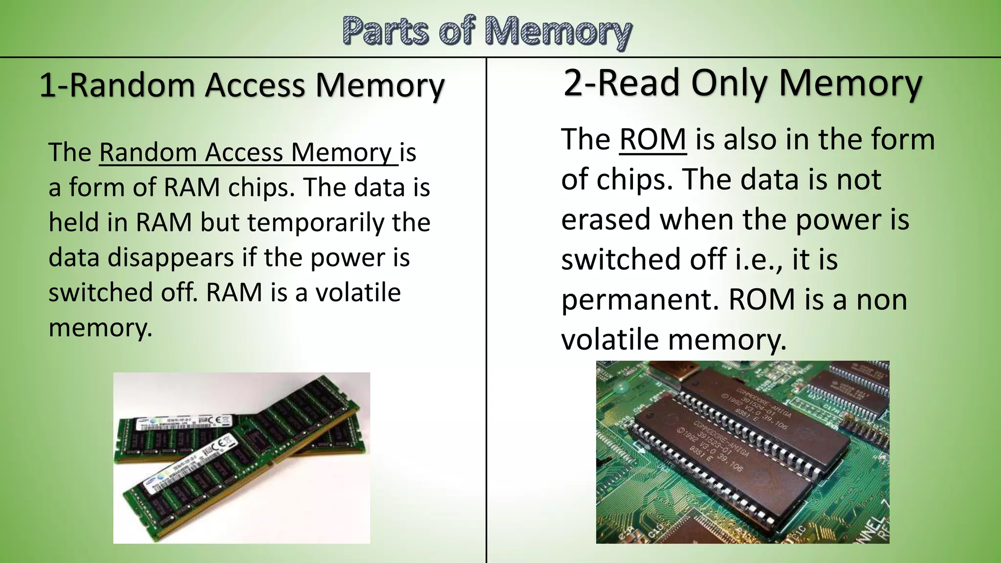 Input output and memory devices | PPTX
