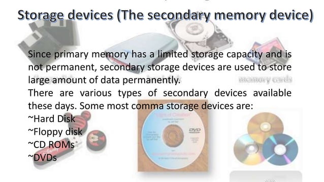 Input output and memory devices | PPTX