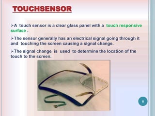Touch Screen Sensor Example Touch Screen Technology | PPTX