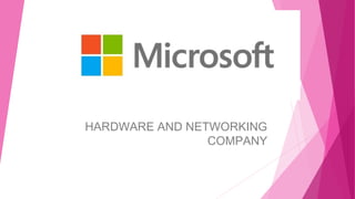 HARDWARE AND NETWORKING
COMPANY
 