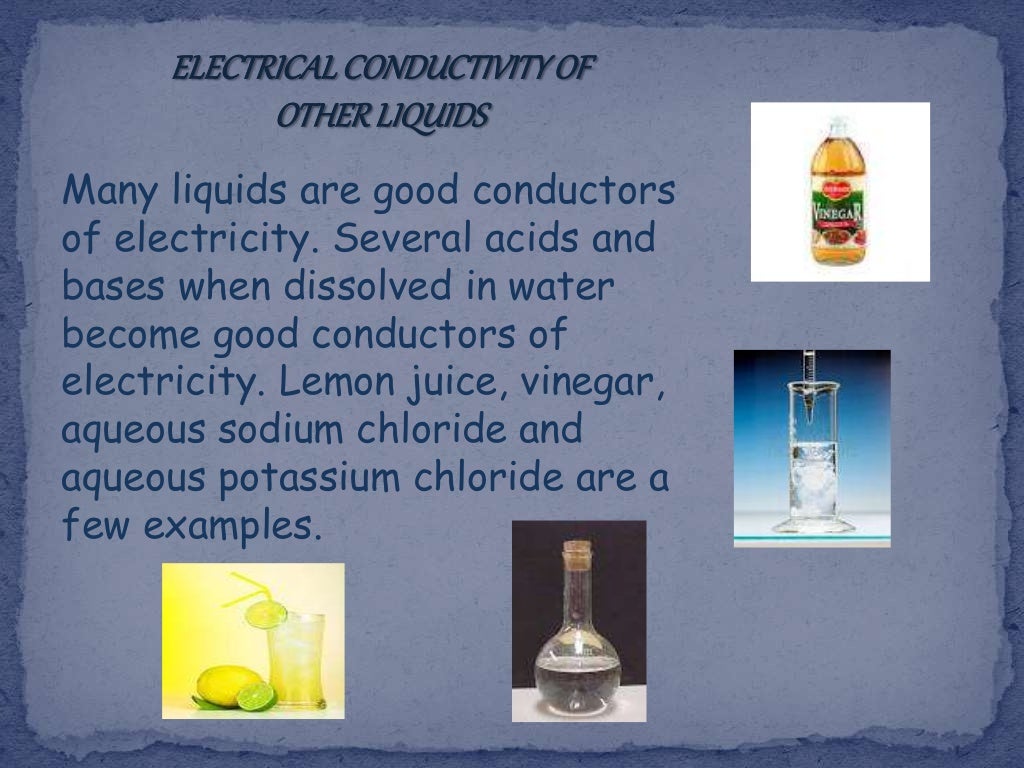 chemical effects of electric current