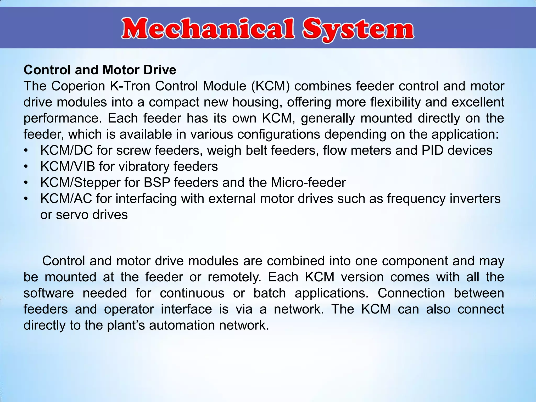 Feeder equipment | PDF