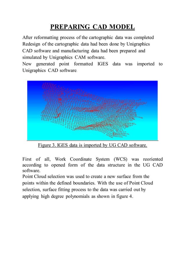 CAD CAM usage for manufacturing of Solid Relief Maps | DOCX | 3-D ...