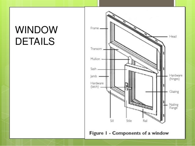 window detail window detail