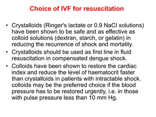 dengue diagnosis and management | PPTX