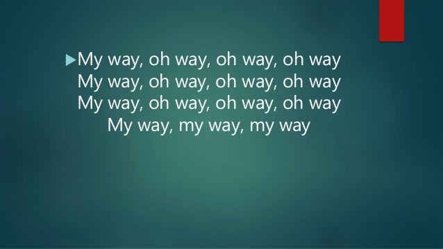 My Way - Calvin Harris [Lyrics Video]