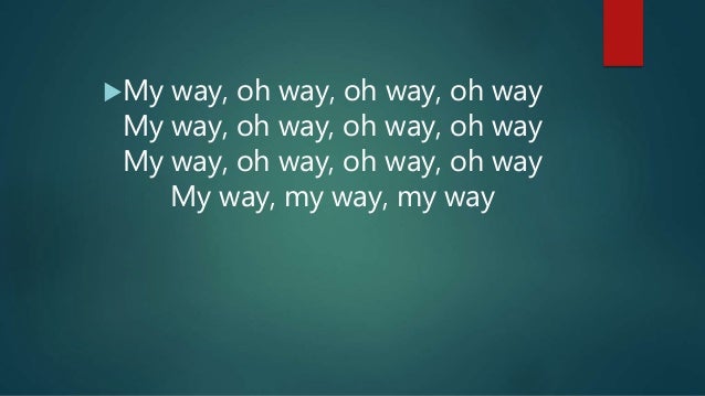 My Way - Calvin Harris [Lyrics Video]