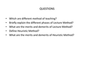 METHODS OF TEACHING MATHEMATICS | PPTX