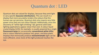 Quantum dot | PPTX