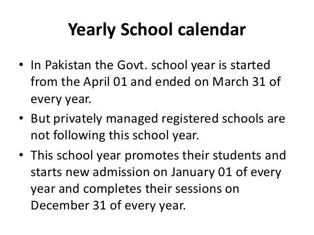 calendar yearly