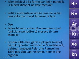 Kimi - Sistemi Periodik