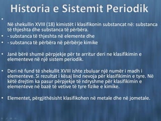 Kimi - Sistemi Periodik