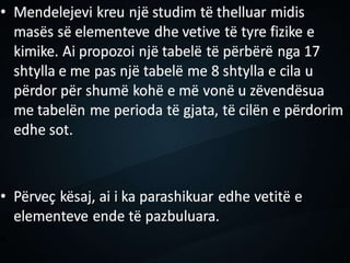 Kimi - Sistemi Periodik