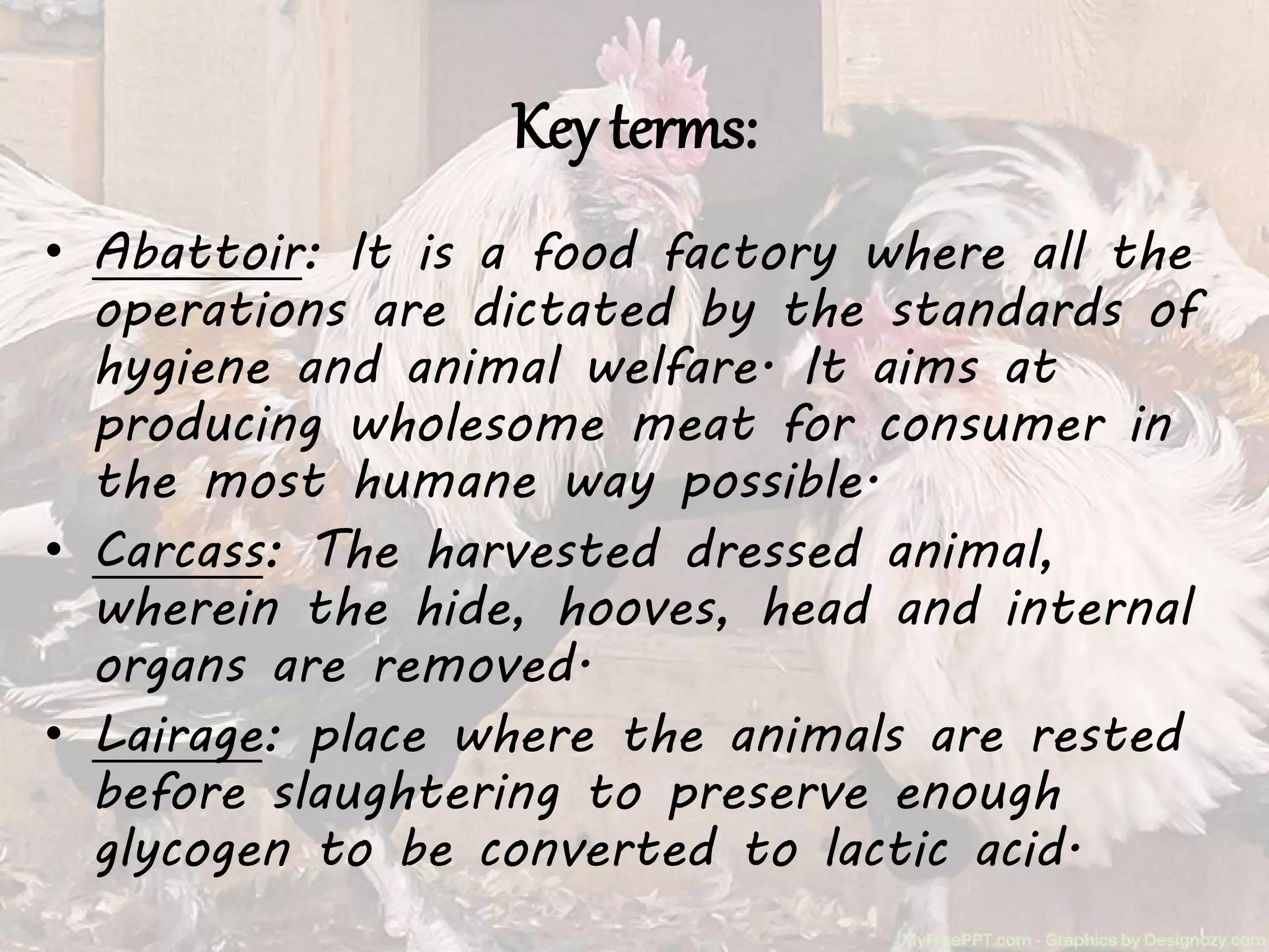 Poultry processing | PPTX