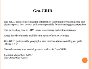Geo-Cast Routing Protocol | PPTX
