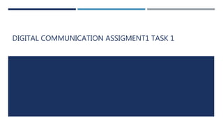 DIGITAL COMMUNICATION ASSIGMENT1 TASK 1
 