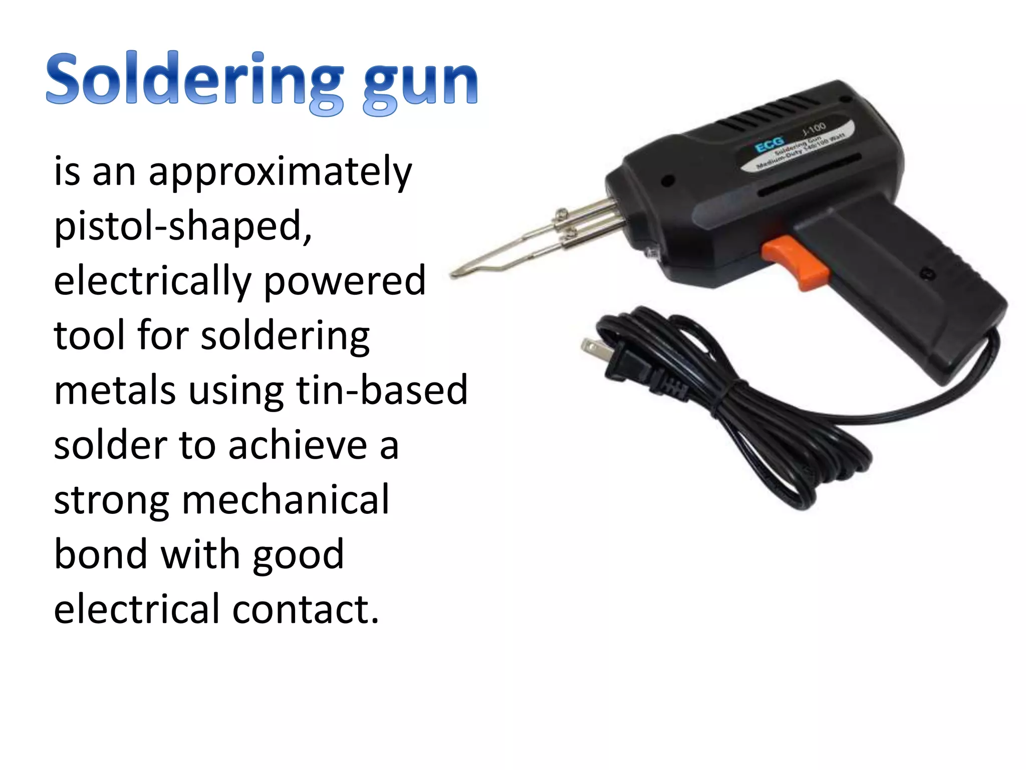 ELECTRICAL TOOLS AND EQUIPMENT | PPT