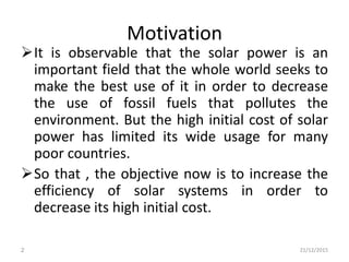solar tracker | PPTX
