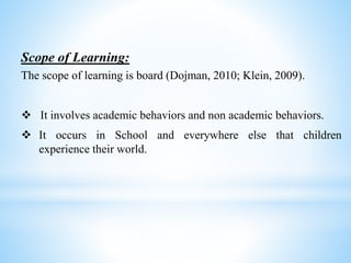 learning and Behavioral Approaches to Learning | PPTX