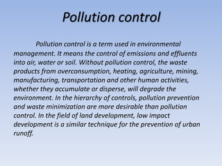 Pollution | PPTX