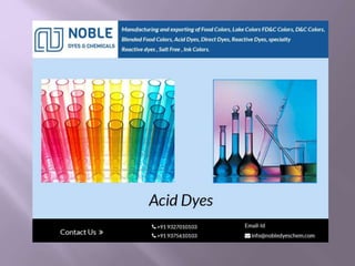 Noble Dyes & Chemicals