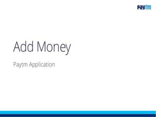 how to add money to paytm