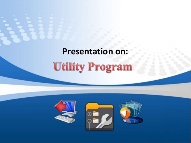 Utility Program utility-program