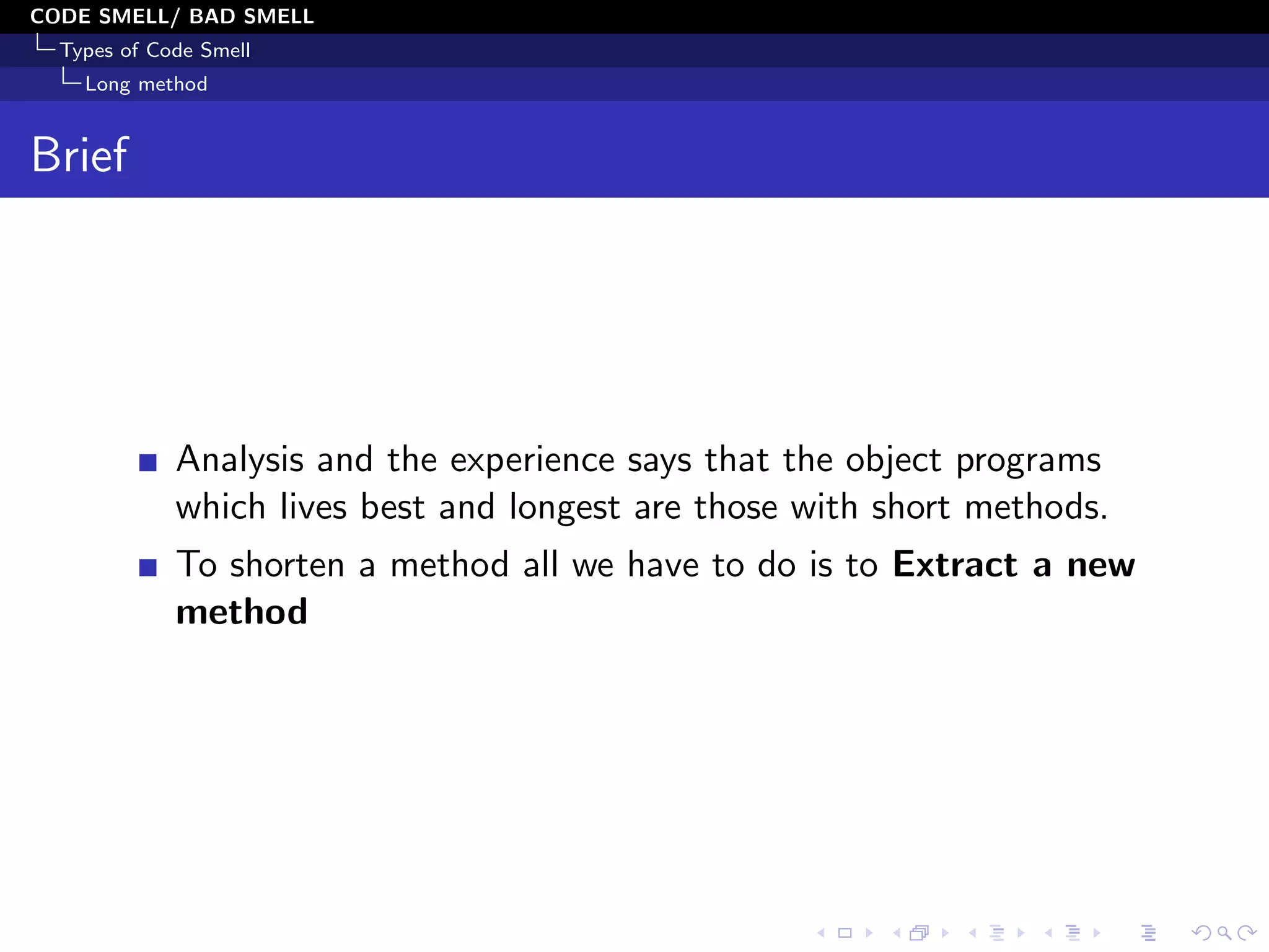 Code Smells and Its type (With Example) | PDF