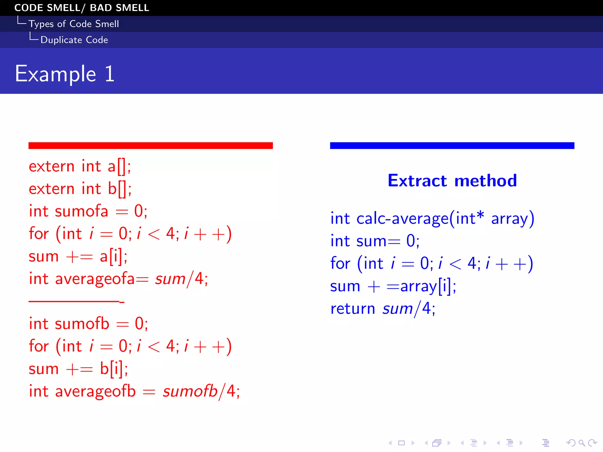 Code Smells and Its type (With Example) | PDF