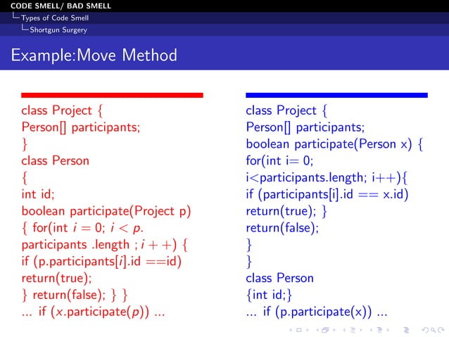 Code Smells and Its type (With Example) | PDF