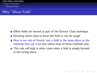 Code Smells and Its type (With Example) | PDF