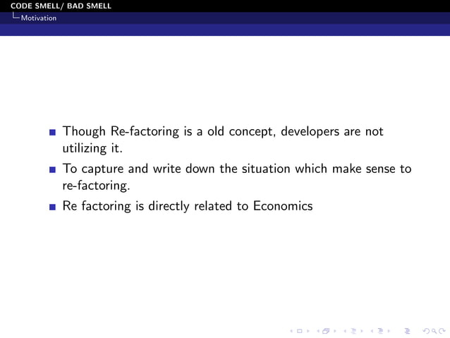 Code Smells and Its type (With Example) | PDF
