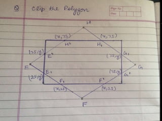 Graphics exercise (b.tech)