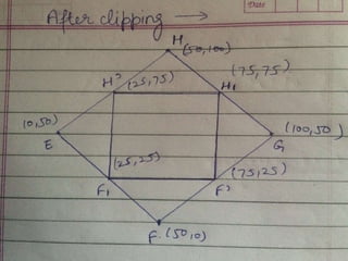 Graphics exercise (b.tech)
