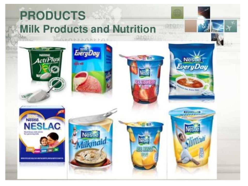 Nestle product mix