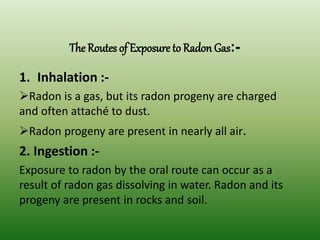 Radon Rocks Cornwall RADON POLLUTION | PPTX
