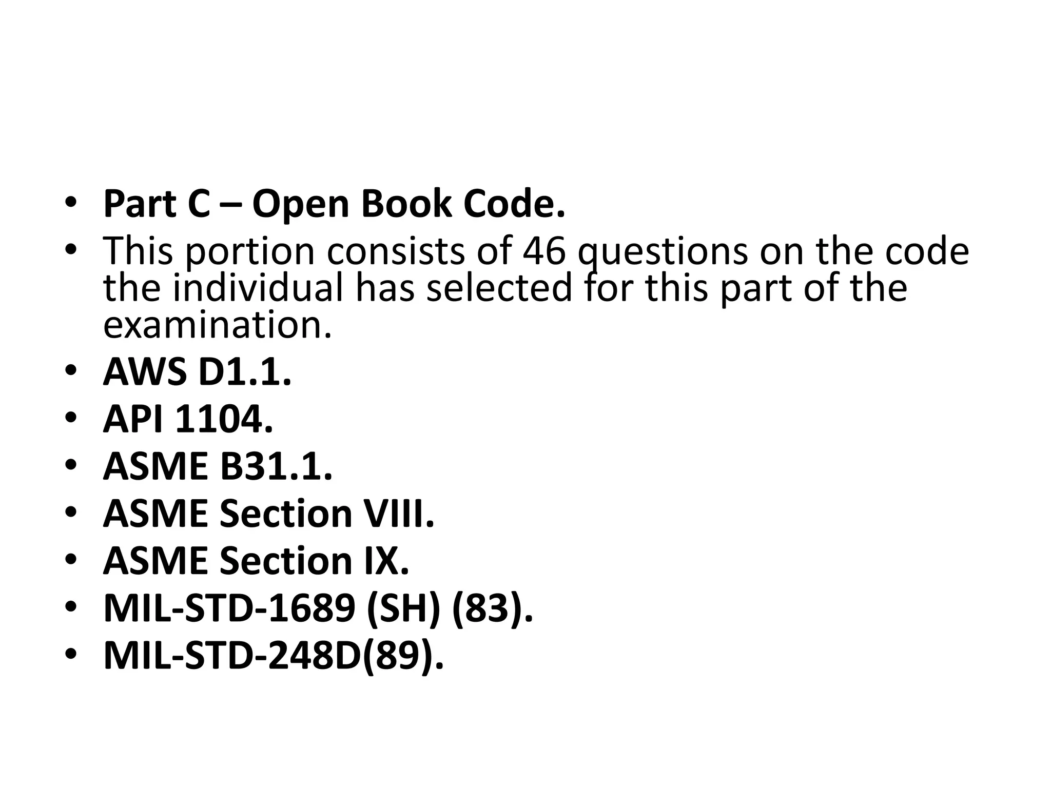 American Welding Society (AWS) Certifications for WELDING INSPECTOR WELDING ENGINEER EDUCATION PPT
