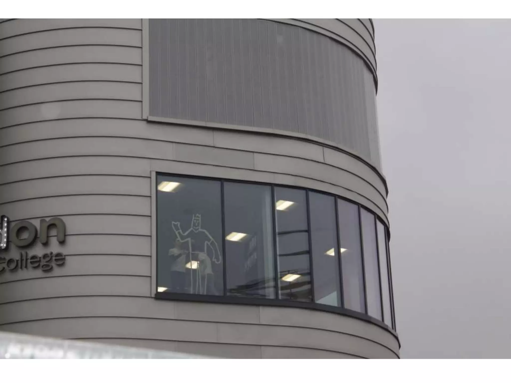 Masking tape art - Liam, Karan + Connor