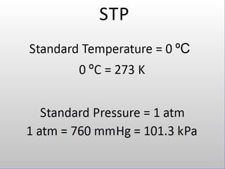 Kinetic Molecular Theory