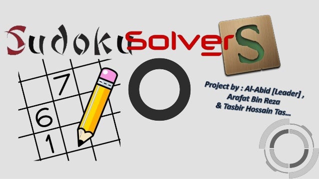 final presentation of sudoku solver project