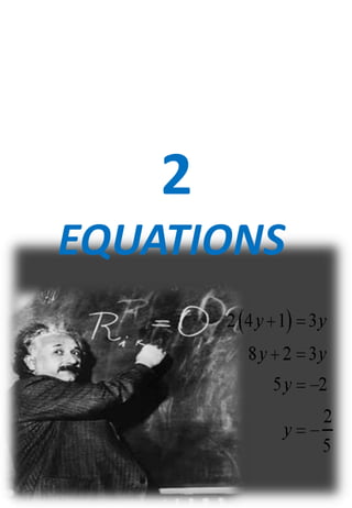 2
EQUATIONS
 