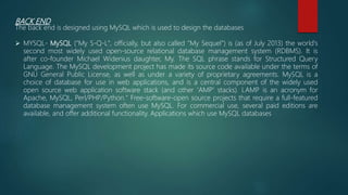 Report of Student management system | PPTX