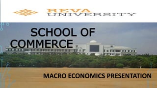 SCHOOL OF
COMMERCE
MACRO ECONOMICS PRESENTATION
 