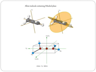 Allene molecule containing Dihedral plane
 