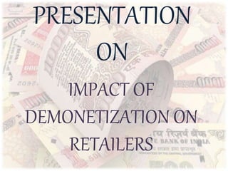 Demonetization | PPTX