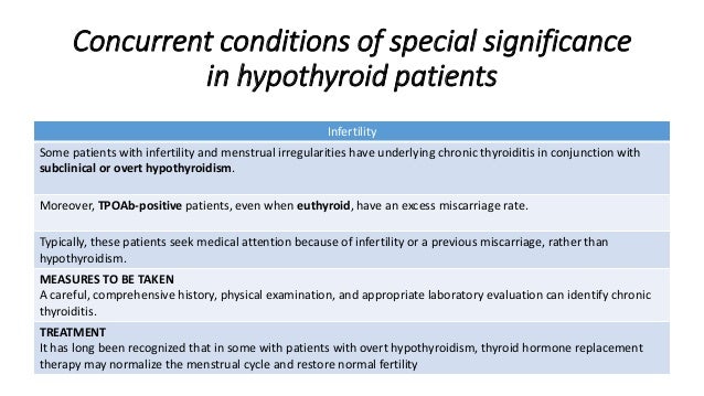 2012 Clinical Practice Guidelines For Hypothyroidism In Adults Ameri