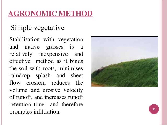 new technique of erosion control erosion control method