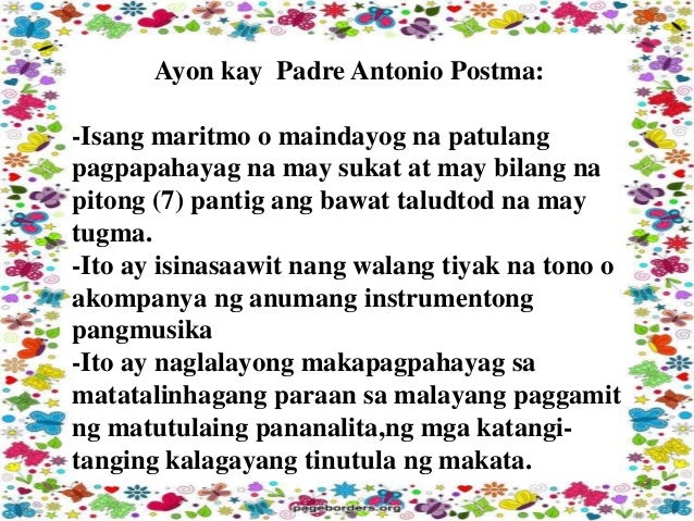 Maikling Tula Na May Sukat At Tugma - tugma angkop