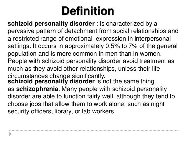 Schizoid Personality Disorder